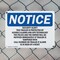 Signmission Security Alert! This Trailer Is Protected OSHA Notice Sign, Plastic, 10in W x 7in L, 2PK OS-2PACK-NS-P-710-L-18268 - alternate 4